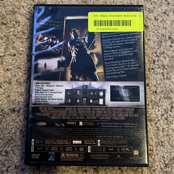 Original Texas Chainsaw Massacre DVD - Picture 2 of 3